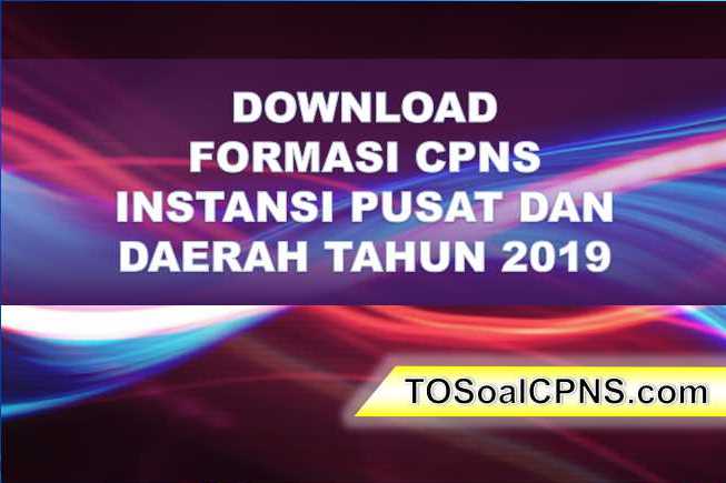 Download Formasi CPNS 2019